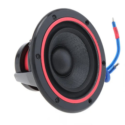 2Pcs Universal 80W 4Ohm 2.5Inch Kevlar Cone Midrange Car Speakers