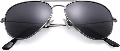 Aviator Sunglasses for Men Women Classic Polarized UV400 Protection