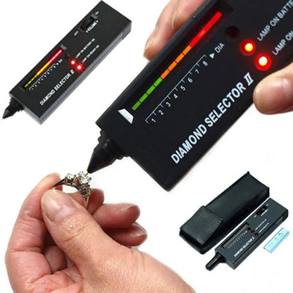 Professional Diamond Tester LED Diamond Indicator Gemstone Jewelry Gems Selector Diamond Tester Pen Tool