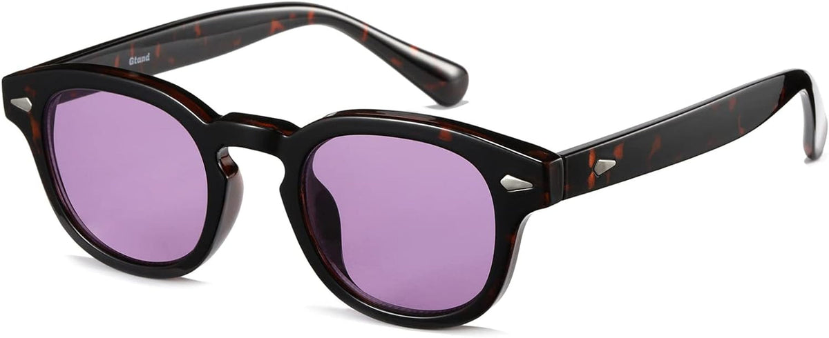 Unisex Vintage Retro Round Style Tinted Sunglasses For Men Women Fashion Circle Sun Glasses 46mm