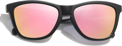 Sunglasses Womens Polarized Sunglasses for Women Trendy Designer Mirrored Sunglasses UV400 Protection Sun Glasses