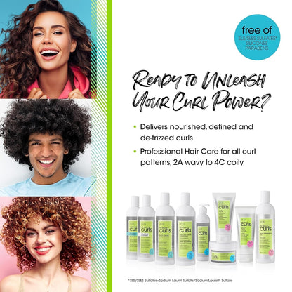 All about Curls High Definition Gel | Crunchless Ultra Hold | Define, Moisturize, De-Frizz | All Curly Hair Types