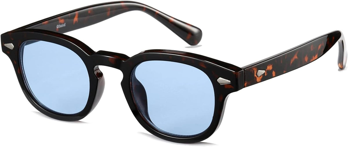 Unisex Vintage Retro Round Style Tinted Sunglasses For Men Women Fashion Circle Sun Glasses 46mm