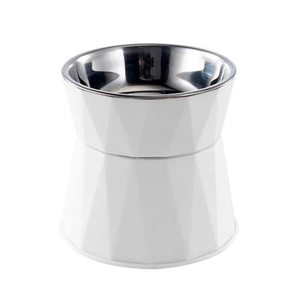 Stainless Steel Kitten Bowl High Foot Dog Bowl Neck Protector Cat Pet Food Water Bowl Pet Feeding Cup Pet Feeder Bowl