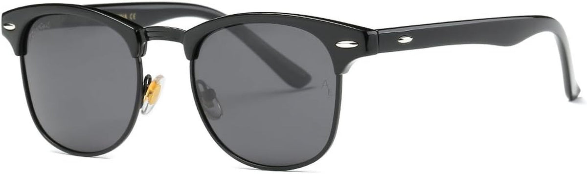 Polarized Sunglasses For Women And Men Semi Rimless Frame Retro Sun Glasses AE0369