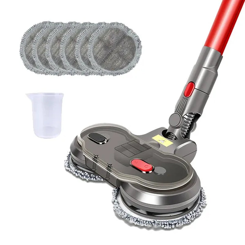 Electric Wet Dry Mopping Head for Dyson V7 V8 V10 V11 V15 Replaceable Parts with Water Tank Mop Head Mop Pads Water Cup