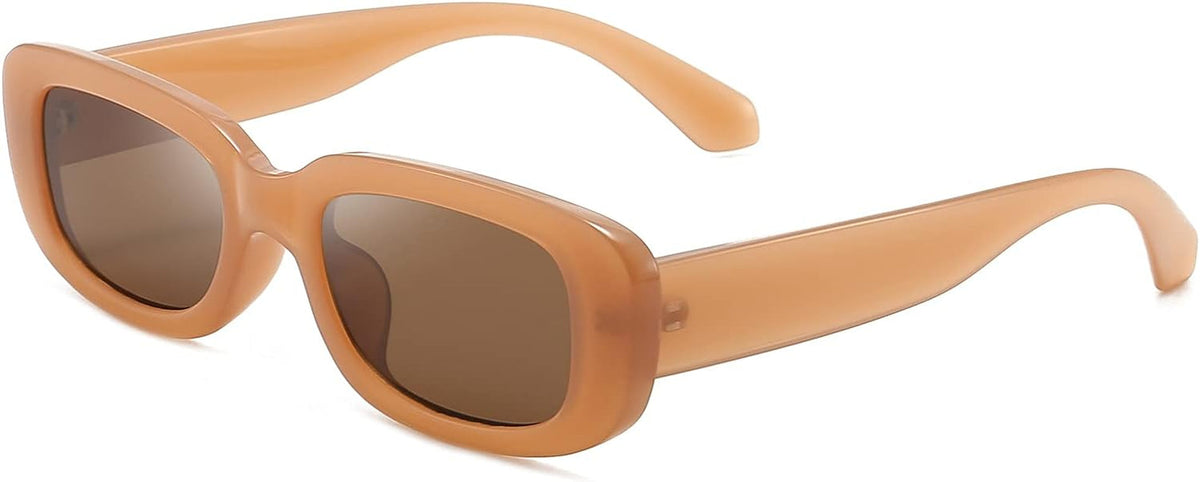 Rectangle Sunglasses for Women Men Trendy Retro Fashion Sunglasses UV 400 Protection Square Fram