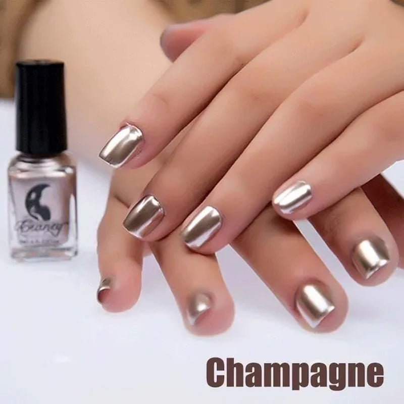 2020 Fashion New Metallics Nail Polish Mirror Nail Polish For Women Girl As Makeup Tool