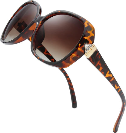 Women's Oversized Square Jackie O Cat Eye Hybrid Butterfly Fashion Sunglasses - Exquisite Packaging