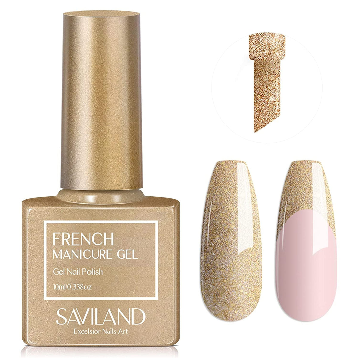 French Gel Nail Polish - 1PC 10ML Blue Gel Polish U V LED Soak Off Gel Quick French Manicure Gel Polish Nail Salon DIY Home for Starters Professionals Party