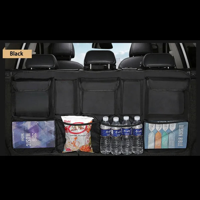 Universal Auto Car Organizer Trunk Back Seat Storage Bag Mesh Net Pocket Bag