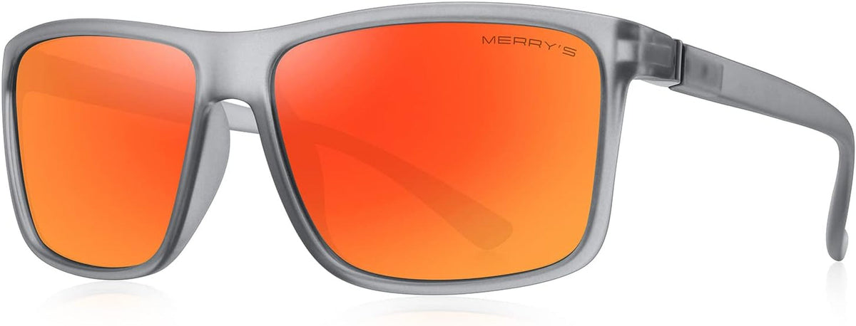 Rectangular Polarized Sports Sunglasses for Men Women Cycling Driving Fishing UV400 Protection S8225