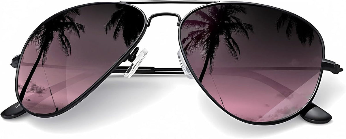 Classic Aviator Sunglasses for Men Women Driving Sun glasses Polarized Lens UV Blocking