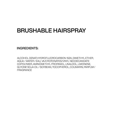 Redken Brushable Hairspray 12 for All Hair Types - Protects against Frizz and Humidity with Flexible Medium Hold with Natural Finish