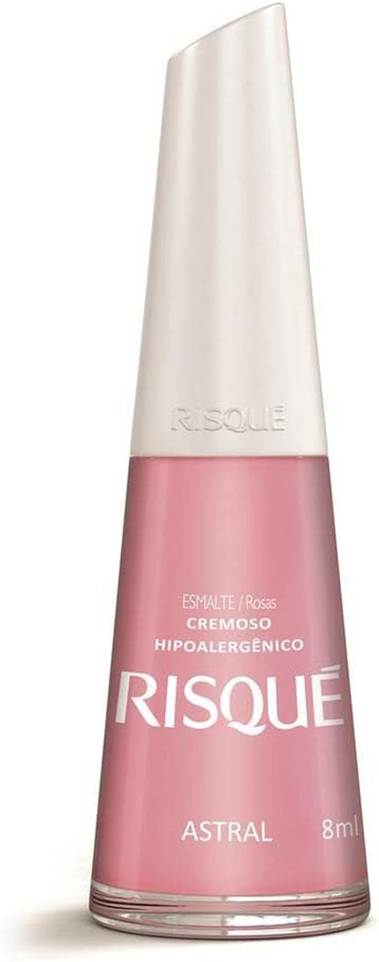 Nail Polish Brown | Esmalte de Unhas | Fast Dry, Hypoallergenic, Long-Lasting, Extra Sparkle, Made in Brazil | Café Brasileiro, 0.3 oz, 8ml