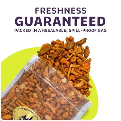 Santa Fe Trail Mix - Spicy Mix - Hot Spicy Peanuts, Hot Cajun Corn Sticks, Sesame Sticks, Chili Crescents, Toasted Corn, and Pumpkin Kernels (1.5 Pound Bag)