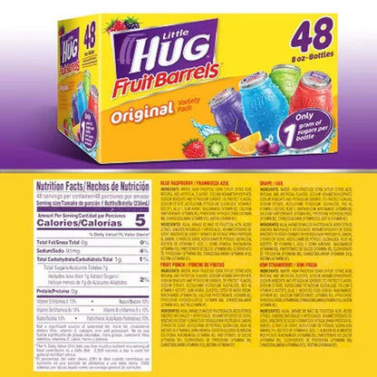 Little Hug Fruit Barrels 8 Fl. Oz., 48 Pk.
