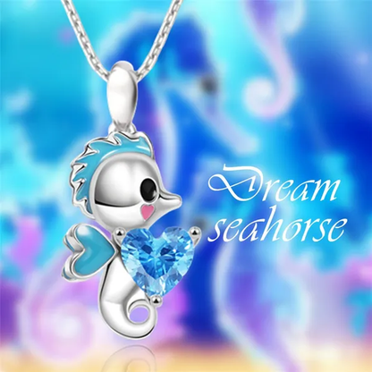 Creative 925 Sterling Silver Cartoon Penguin Heart Shape Crystal Diamond Pendant