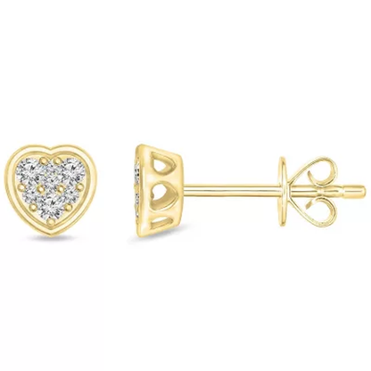 0.23 CT. T.W. Diamond Earrings in 14K Gold