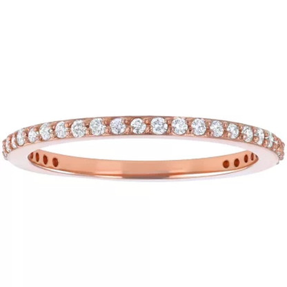 Stackable 0.25 CT. T.W. Diamond Band in 14K Gold (Assorted Colors)