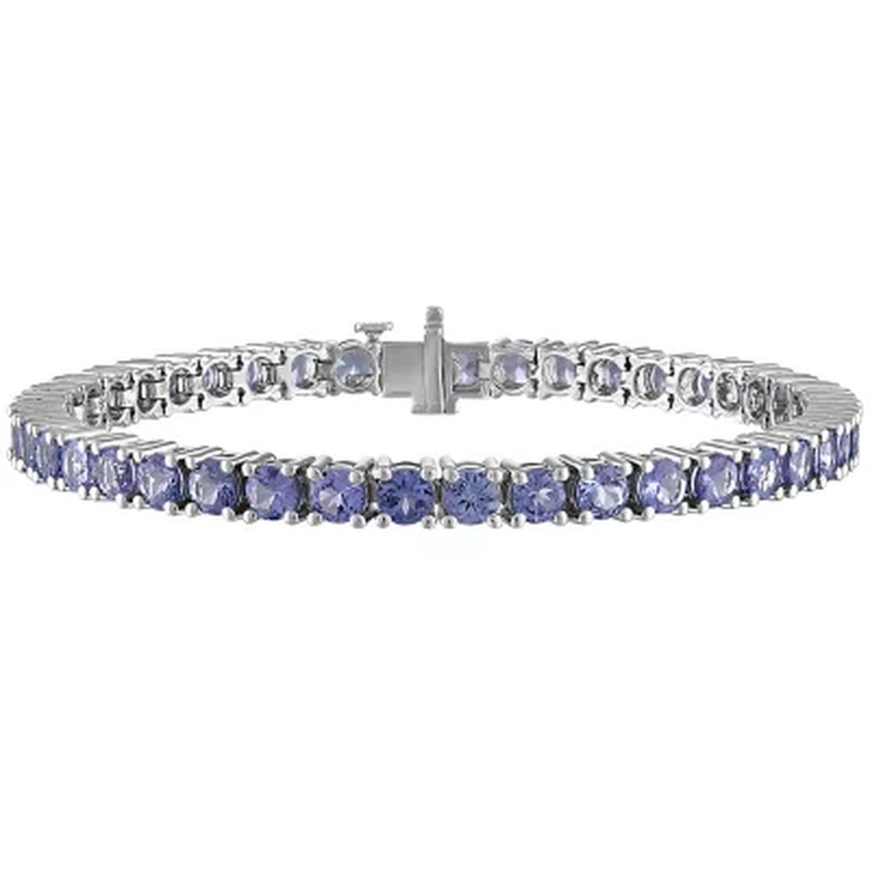 Tanzanite Bracelet in Sterling Silver