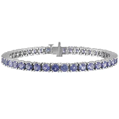 Tanzanite Bracelet in Sterling Silver
