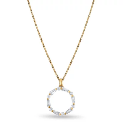 0.23 CT. T.W. Diamond Pendant in 14K Gold