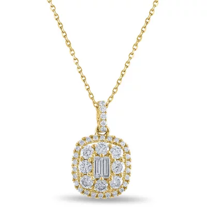 0.45 CT. T.W. Diamond Pendant in 14K Gold