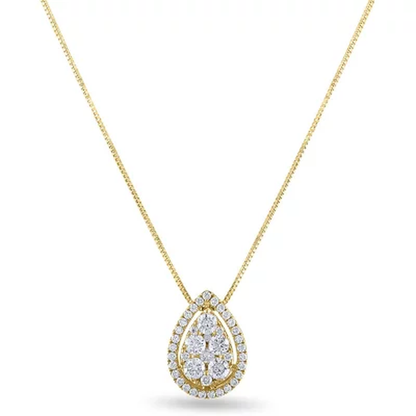 0.45 CT. T.W. Diamond Pendant in 14K Gold