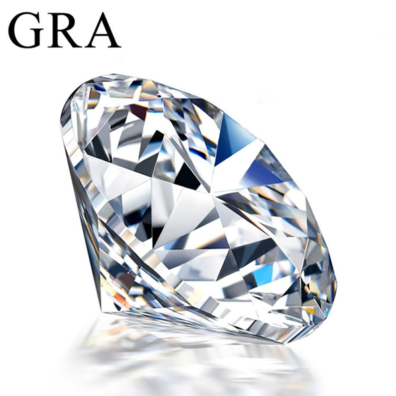 100% Real Loose Moissanite Diamonds Vvs1 D Color 0.1Ct to 12Ct Laboratory