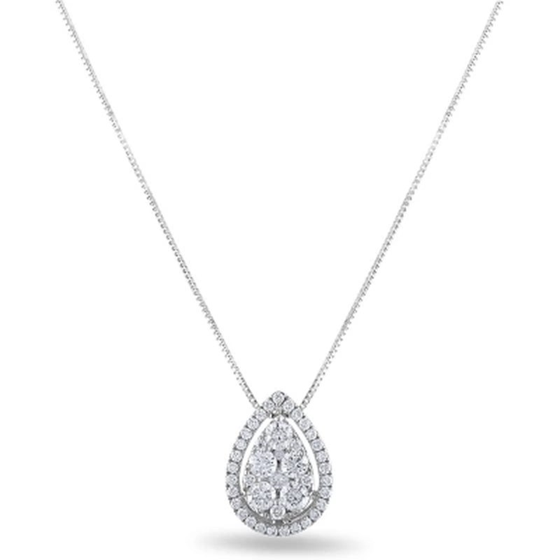 0.45 CT. T.W. Diamond Pendant in 14K Gold