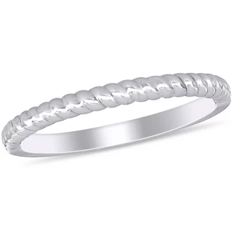 Twisted Wedding Band in 14K Gold