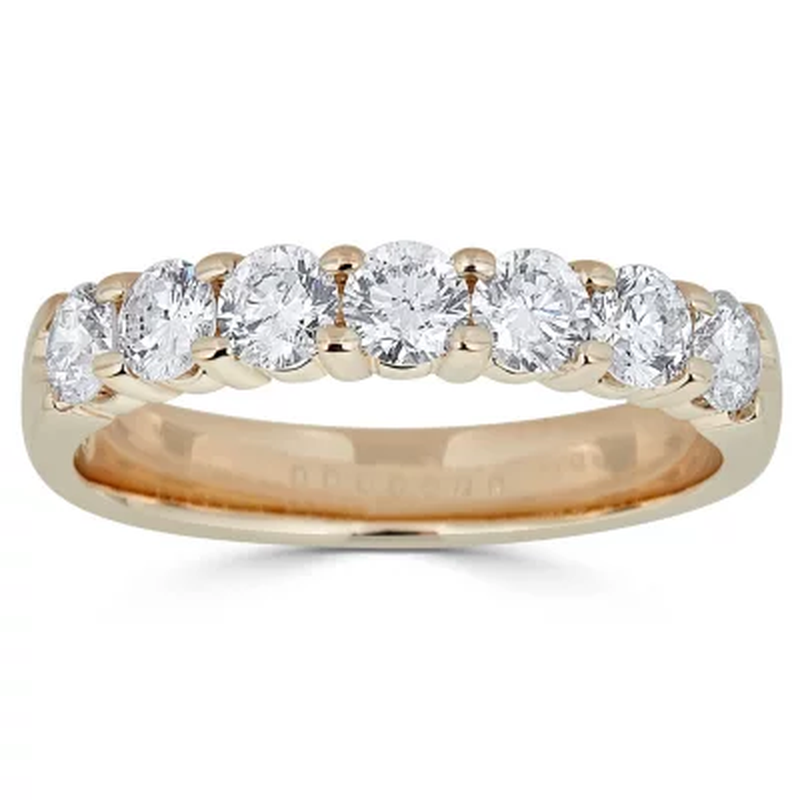 0.25 CT. T.W. 7-Stone Diamond Band Ring in 14K Gold (HI, I1)