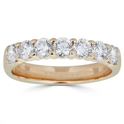 0.25 CT. T.W. 7-Stone Diamond Band Ring in 14K Gold (HI, I1)