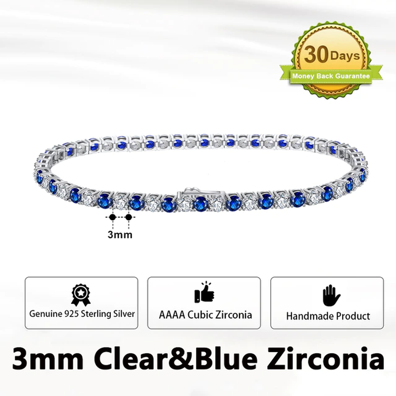 Authentic 925 Sterling Silver Tennis Chain Bracelet Moulding Process