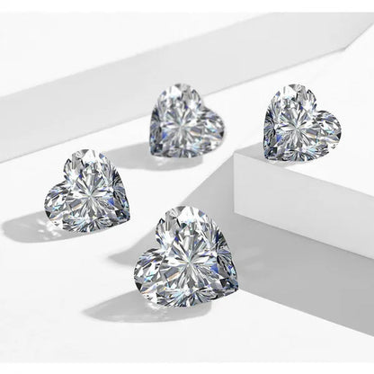 Natural Diamonds D Color Real Heart Cut Loose VVS1 Excellent Clarity Natual Diamonds with GRA Certificate Report and Card 1.0 Carat/ 2.0 Carat /3.0 Carat/4.0 Carat/5.0 Carat