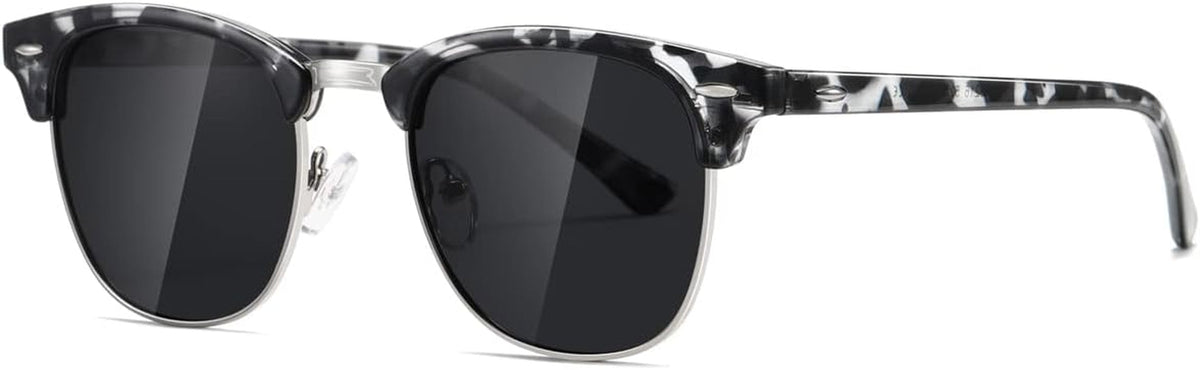 Polarized Sunglasses For Women And Men Semi Rimless Frame Retro Sun Glasses AE0369