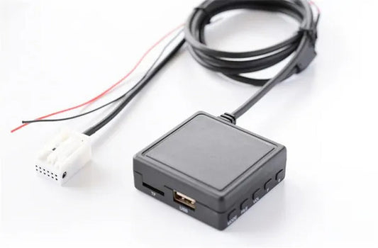 Car Audio AUX Cable Adaptor + MIC for Mercedes Benz W169 W245 W203 W209 Radio 1X