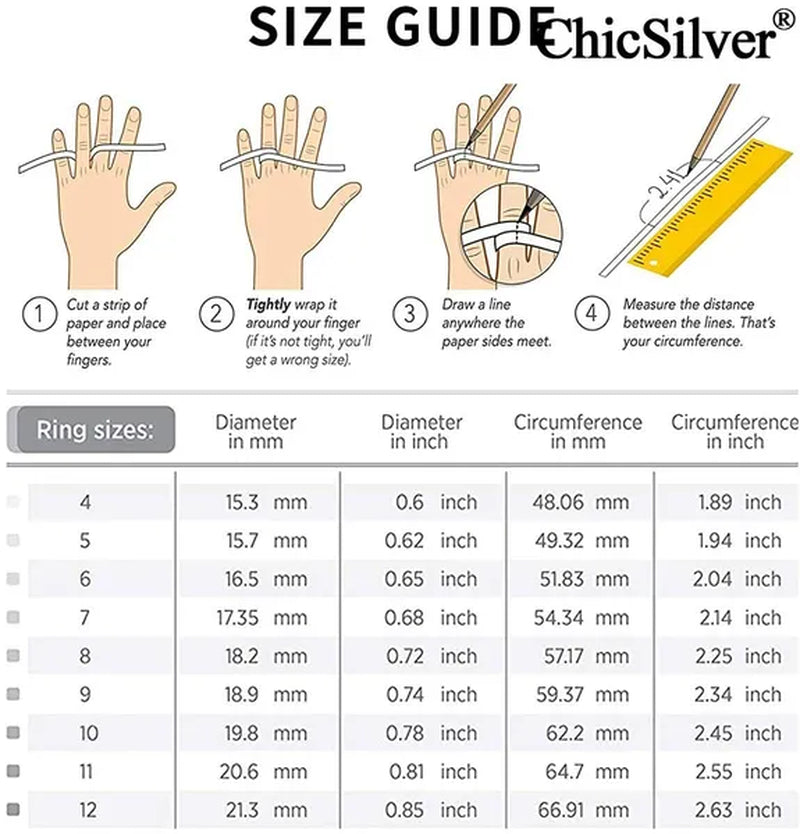 ChicSilver 925 Sterling Silver Rings Skinny Sandblast Finish Resistant Comfort Fit Wedding Band 3mm Ring Size 4-12