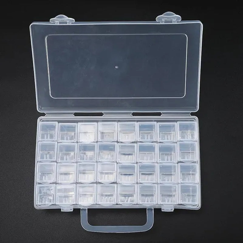 56/48/40/32/12 Diamond Painting Tools Accessories Beads Container Rhinestone Diamond Embroidery Stone Storage Convenience Box