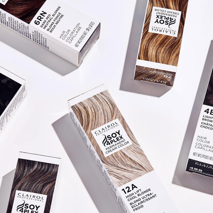 Permanent Crème Hair Color, Dark Hair Dye for Fade Resistant Gray Coverage, 2 Oz | Packaging May Vary