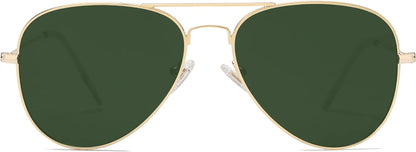 Classic Aviator Polarized Sunglasses for Men Women Vintage Retro Style