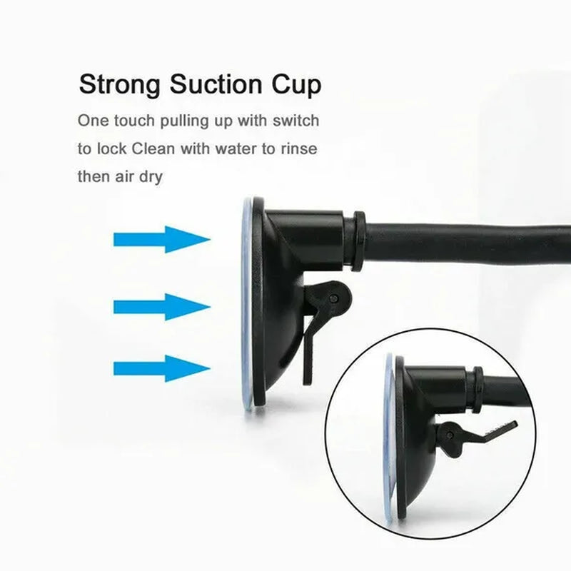 Universal Long Arm 360 Degrees Rotation Windshield Dashboard Car Mount Holder Cradle System for iPhone Mobile Cell Phone GPS