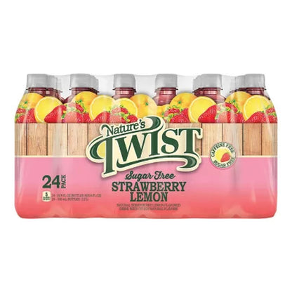 Nature'S Twist Sugar-Free Strawberry Lemon 16.9 Fl. Oz., 24 Pk.