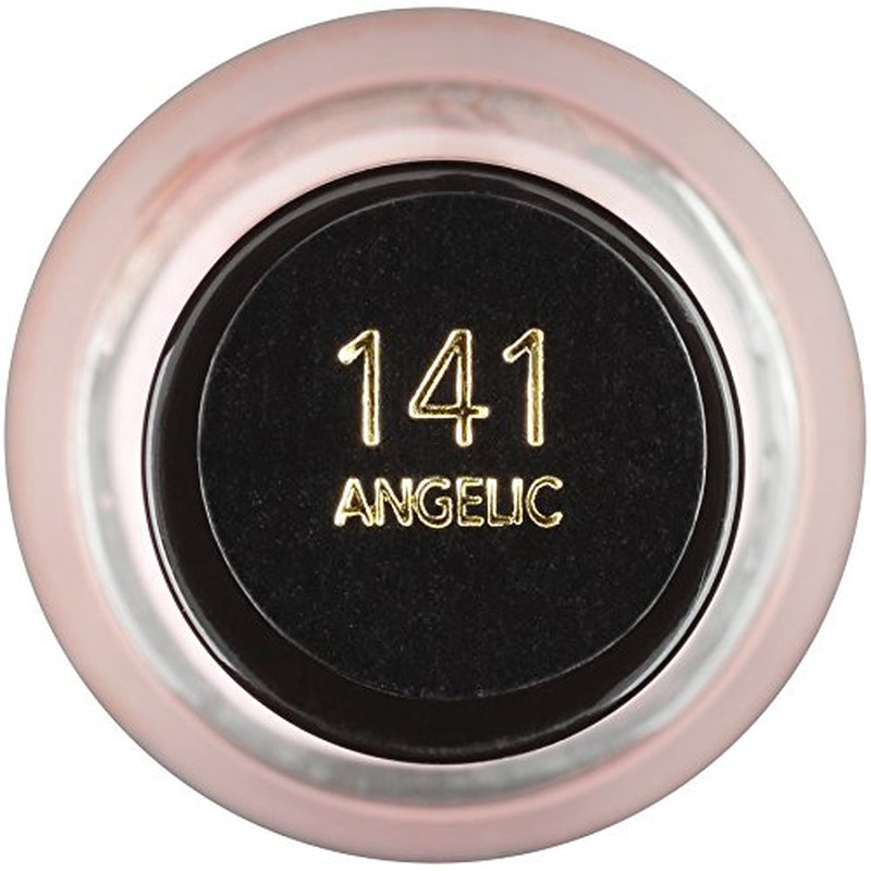 Nail Enamel, Chip Resistant Nail Polish, Glossy Shine Finish, in Pink, 141 Angelic, 0.5 Oz