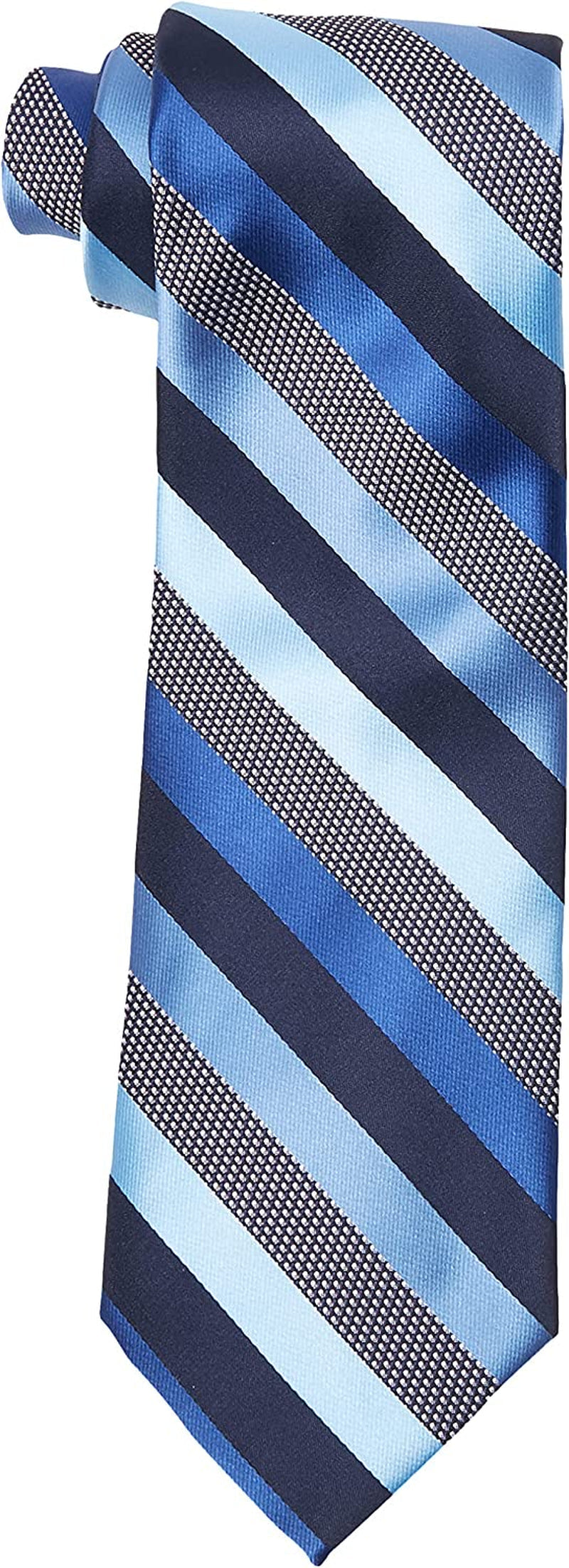 Men'S Microfiber Stripped Tie Set