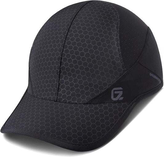 Stretch Running Hat with Soft Brim, Quick Dry, Unstructured, Unisex-Adult