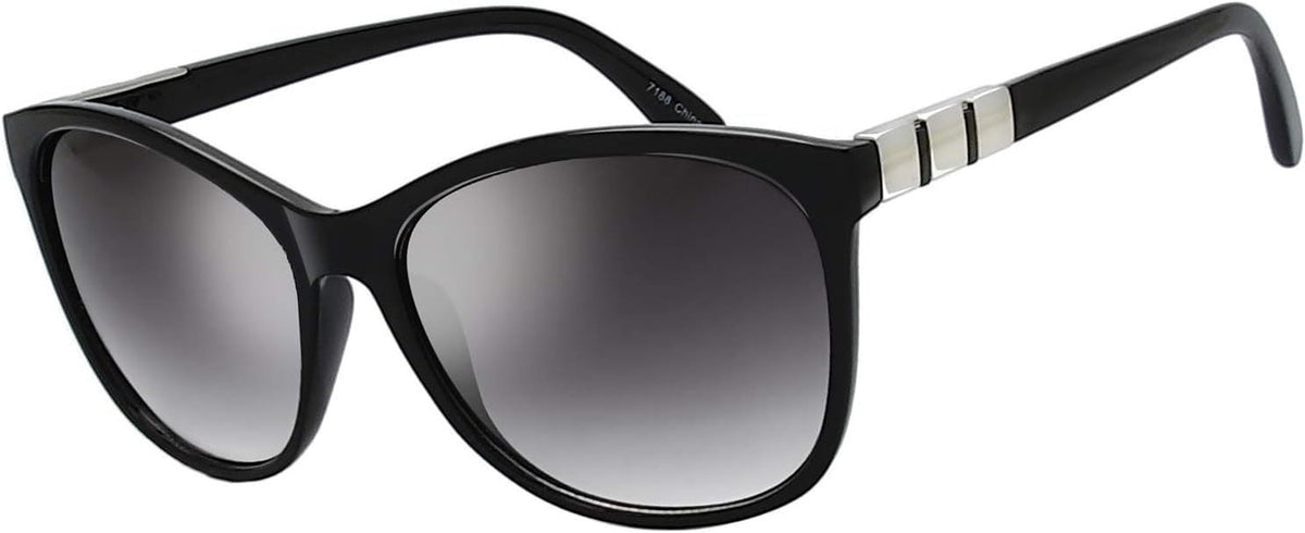 Women's Oversized Square Jackie O Cat Eye Hybrid Butterfly Fashion Sunglasses - Exquisite Packaging