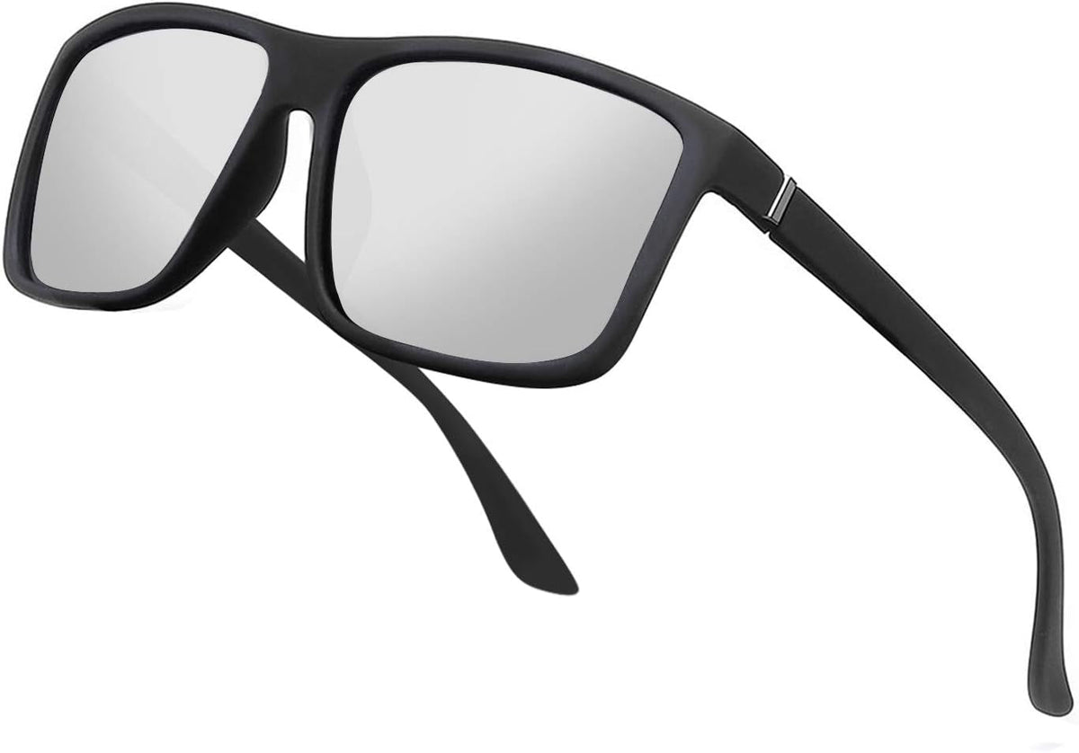 Men's Sports Polarized Sunglasses Square Frame Glasses NP1007