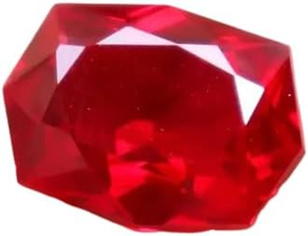10-12 Ct Real Crystal Natural Red Ruby Fancy Shape Certified Loose Gemstones for Jewelry Making